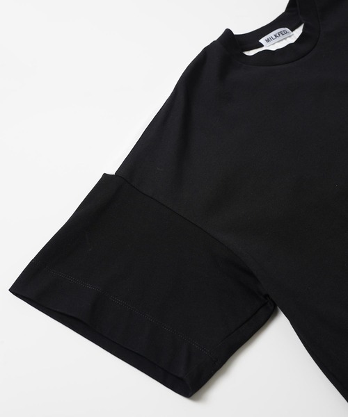 MILKFED.（ミルクフェド）の「TWO TONE TUNIC（チュニック・レディース・ホワイト/ブラック/ベージュ/ネイビー・ONE SIZE）」の7枚目の写真