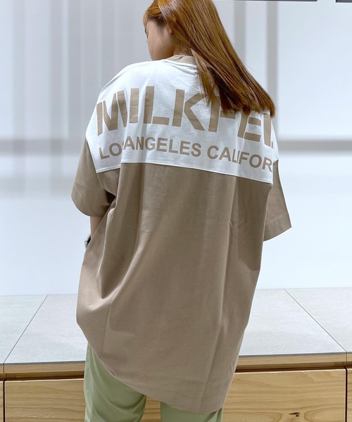 MILKFED.（ミルクフェド）の「TWO TONE TUNIC（チュニック・レディース・ホワイト/ブラック/ベージュ/ネイビー・ONE SIZE）」の21枚目の写真