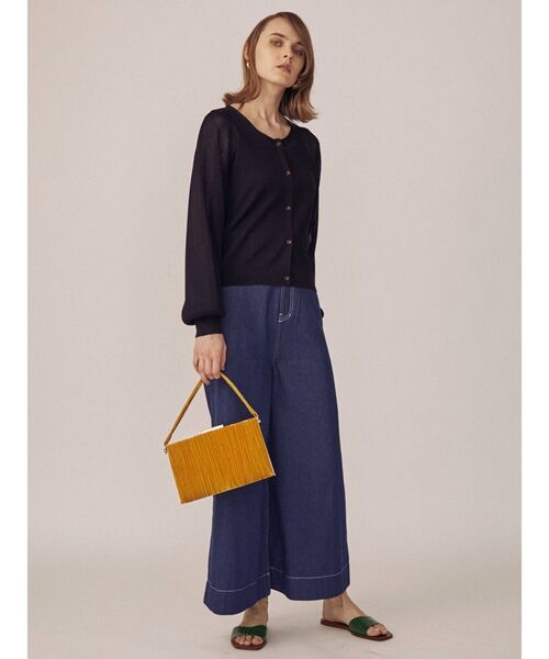 THE DAYZ TOKYO（ザデイズトーキョー）の「【THE DAYZ TOKYO】デニムフレアパンツ【セットアップ対応】（その他パンツ・レディース・ネイビー・SMALL/MEDIUM）」の10枚目の写真