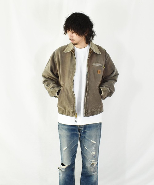 Carhartt（カーハート）の「【ヴィンテージ古着】Carhartt/カーハート ダック デトロイトジャケット（テーラードジャケット・メンズ・ブラウン・LARGE）」の7枚目の写真