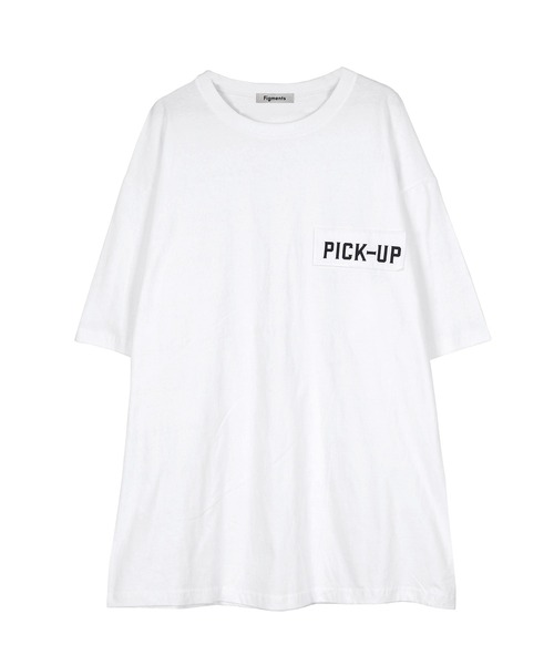 Figments（フィグメンツ）の「PICK-UP Tシャツ（Tシャツ/カットソー・レディース・ブラック/ホワイト・FREE）」の6枚目の写真