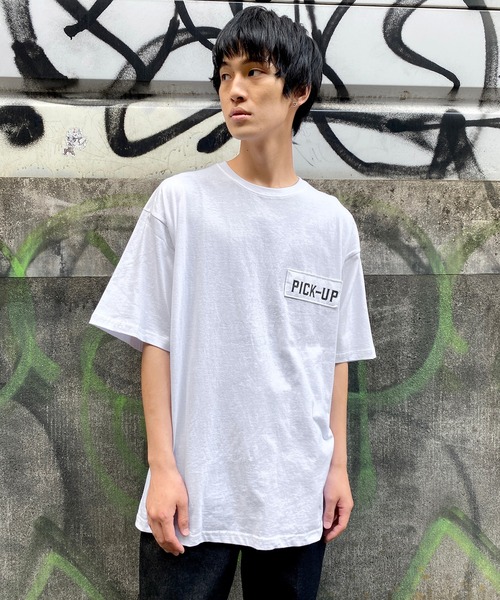 Figments（フィグメンツ）の「PICK-UP Tシャツ（Tシャツ/カットソー・レディース・ブラック/ホワイト・FREE）」の13枚目の写真