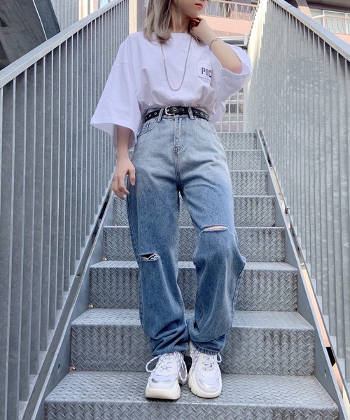 Figments（フィグメンツ）の「PICK-UP Tシャツ（Tシャツ/カットソー・レディース・ブラック/ホワイト・FREE）」の16枚目の写真