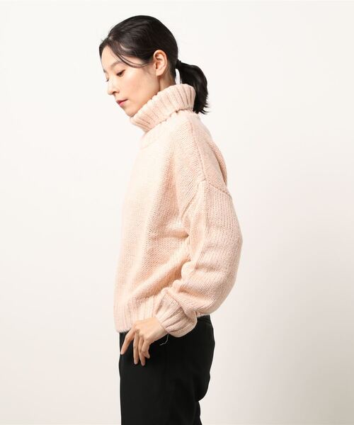 JUMELLE（ジュメロ）の「ハイネックニット（ニット/セーター・レディース・ホワイト/ピンク・FREE）」の13枚目の写真