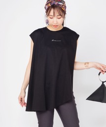 JETSET SOLO PLUS  | アシメドレープフレンチTシャツ(Tシャツ/カットソー)