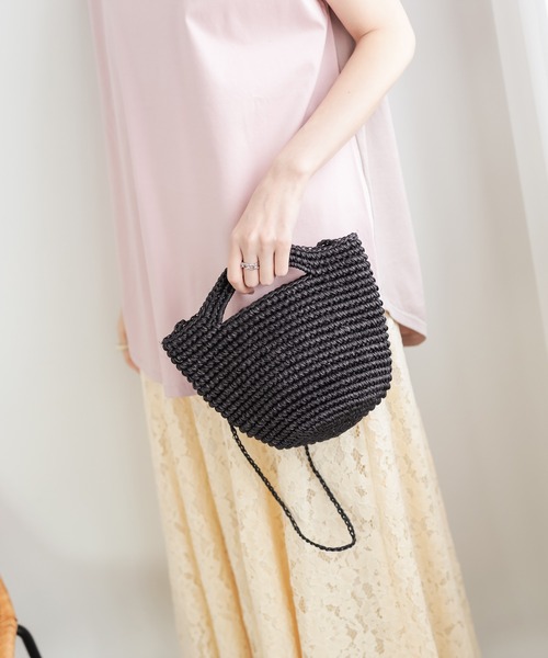 un dix cors(アンディコール)の「【MAGDA MADE(マグダメイド)】mini soledadバッグ(ハンドバッグ・レディース・ブラック/ピンク・FREE)」の6枚目の写真