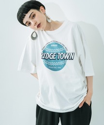 Ressaca | 別注 オーバーサイズ カレッジ フロントロゴTEE(Tシャツ/カットソー)