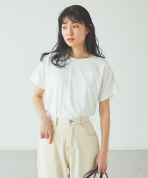 abahouse mavie | ecru マーセライズワイドTシャツ(Tシャツ/カットソー)