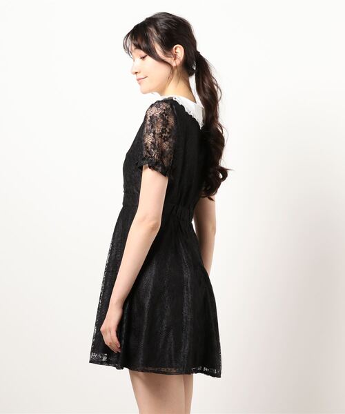 LODISPOTTO（ロディスポット）の「ドーリーレースワンピース（ワンピース・レディース・ブラック/アイボリー・MEDIUM）」の4枚目の写真