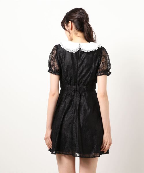 LODISPOTTO（ロディスポット）の「ドーリーレースワンピース（ワンピース・レディース・ブラック/アイボリー・MEDIUM）」の6枚目の写真