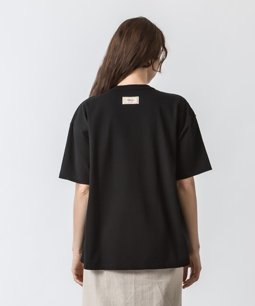 ALLUMER(アリュメール)の「クルーネックヴィンテージプリントTシャツ(THINK)(Tシャツ/カットソー・レディース・ホワイト/ブラック/ベージュ・1)」の13枚目の写真