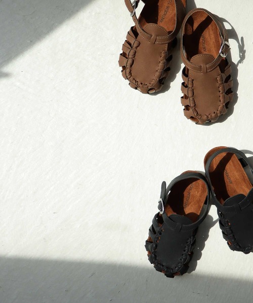 antiqua（アンティカ）の「グルカキッズサンダル（サンダル・キッズ・ブラック/ブラウン・20/18/17/19/21/16）」の8枚目の写真