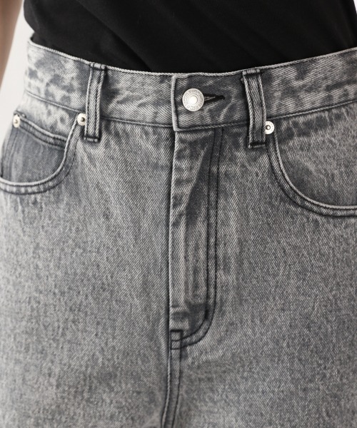 LOWRYS FARM(ローリーズファーム)の「ハイウエストスリットデニムパンツ 948667(デニムパンツ・レディース・アイボリー/チャコールグレー/オレンジ・SMALL/MEDIUM/LARGE)」の6枚目の写真