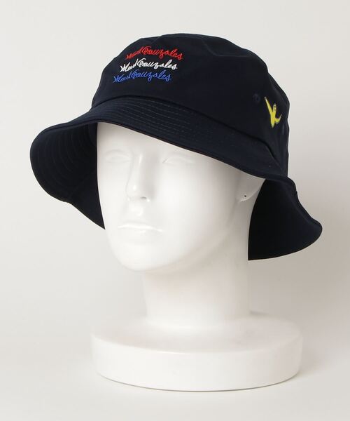 Mark Gonzales（マーク・ゴンザレス）の「サインロゴを刺繍したバケットハット（ハット・メンズ・ブラック/ベージュ/ネイビー・フリー）」の10枚目の写真