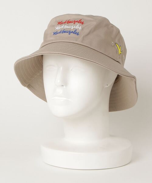 Mark Gonzales（マーク・ゴンザレス）の「サインロゴを刺繍したバケットハット（ハット・メンズ・ブラック/ベージュ/ネイビー・フリー）」の11枚目の写真