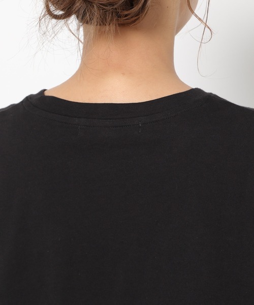 mysty woman（ミスティウーマン）の「フロッキーロゴフレンチTシャツ 955342（Tシャツ/カットソー・レディース・ブラック/パープル/オフホワイト・FREE）」の20枚目の写真