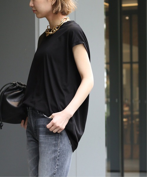 【全品送料無料】 セール】loosey クルーネック タンクトップ（Tシャツ/カットソー トップス