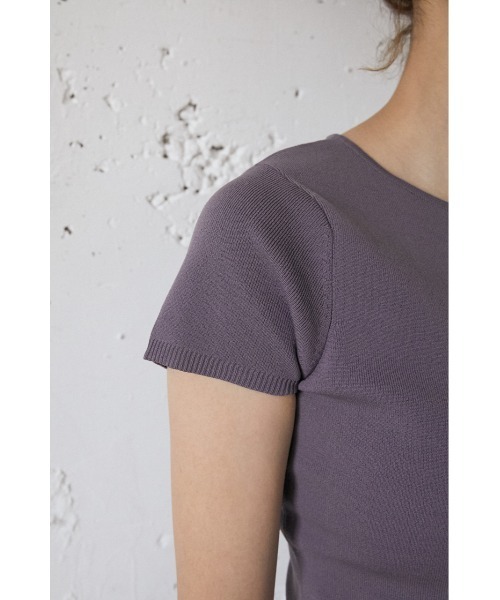 SLY（スライ）の「Sly Skin COMPACT C/D カーディガン（ルームウェア/パジャマ・レディース・パープル/アイボリー・1/2）」の14枚目の写真