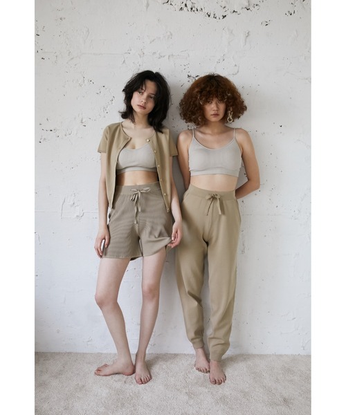 SLY（スライ）の「Sly Skin COMPACT C/D カーディガン（ルームウェア/パジャマ・レディース・パープル/アイボリー・1/2）」の18枚目の写真