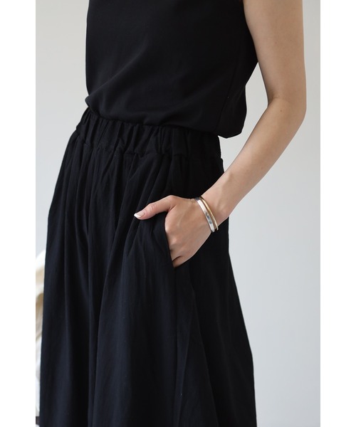 Bonjour Sagan（ボンジュールサガン）の「コットンスーパーワイドパンツ（その他パンツ・レディース・ブラック/カーキ・FREE）」の13枚目の写真