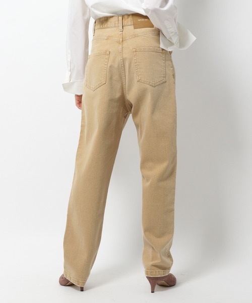 BABYLONE（バビロン）の「BABYLONE / TUCK デニムパンツ【洗濯機洗い可】（デニムパンツ・レディース・ベージュ/ブルー・34inch/36inch/38inch）」の11枚目の写真