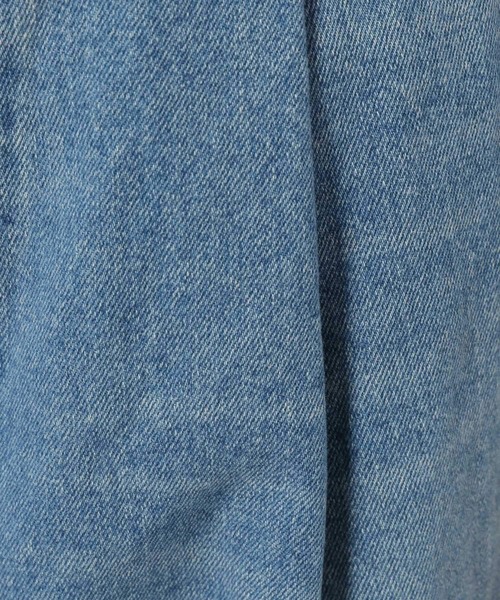 BABYLONE（バビロン）の「BABYLONE / TUCK デニムパンツ【洗濯機洗い可】（デニムパンツ・レディース・ベージュ/ブルー・34inch/36inch/38inch）」の20枚目の写真