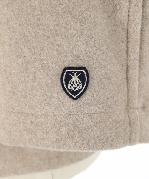 ORCIVAL（オーシバル）の「ORCIVAL/オーシバル　ライトモッサー　フーデッドジャケット　HOODED JACKET LIGHT MOSSER #RC-8078NLM（ピーコート・レディース・ネイビー/オートミール・2）」の21枚目の写真