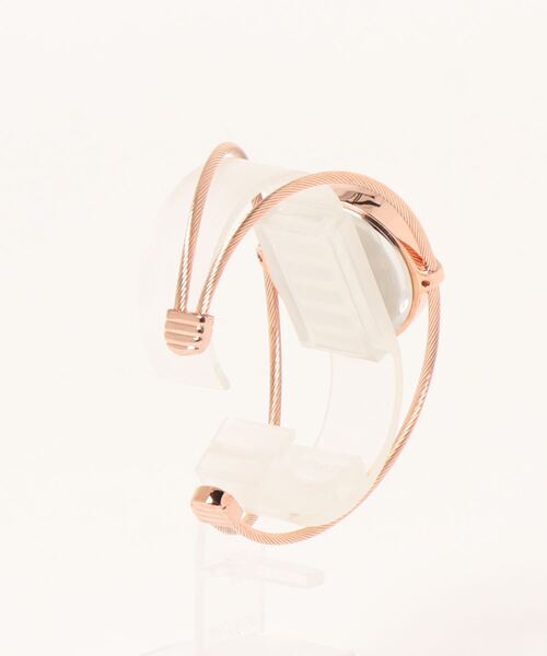 GeeRA（ジーラ）の「細ワイヤーバングルウォッチ（アナログ腕時計・レディース・ピンクゴールド/シルバー/ゴールド・FREE）」の6枚目の写真