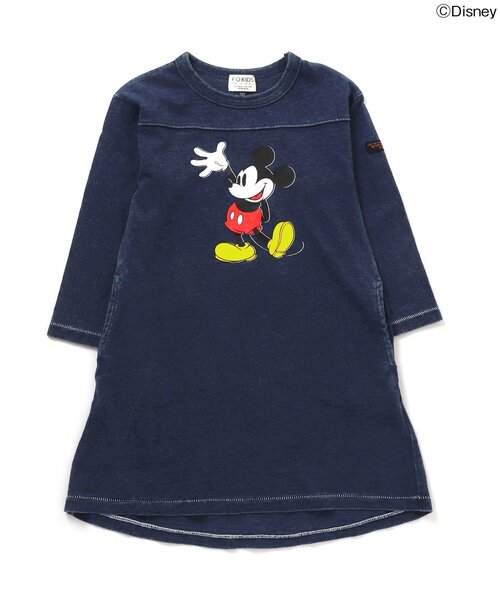 F.O.KIDS（エフオーキッズ）の「ディズニーキャラクター ワンピース（ワンピース・キッズ・カーキ/ネイビー/グレー・110/130/95/90/100/80/140/120）」の3枚目の写真