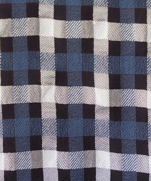 natural couture(ナチュラルクチュール)の「【WEB限定カラー有り】長さ変えられる秋色シアーチェックマーメイドスカート(スカート・レディース・ブラック系その他/ブラウン系その他/ベージュ系その他/グリーン系その他・FREE)」の5枚目の写真