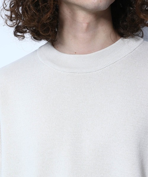 HARE（ハレ）の「ボリュームスリーブミラノリブニット(HARE)（ニット/セーター・メンズ・ベージュ/ブラック/オフホワイト・SMALL/MEDIUM）」の11枚目の写真