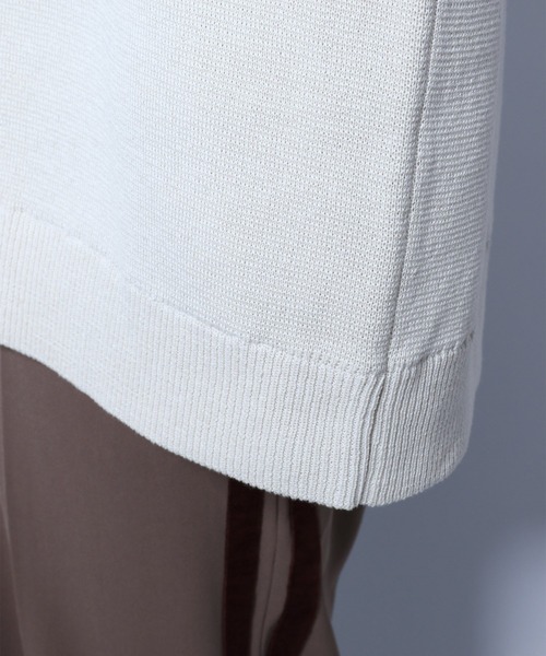 HARE（ハレ）の「ボリュームスリーブミラノリブニット(HARE)（ニット/セーター・メンズ・ベージュ/ブラック/オフホワイト・SMALL/MEDIUM）」の13枚目の写真