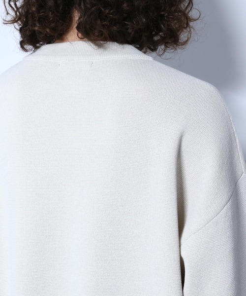 HARE（ハレ）の「ボリュームスリーブミラノリブニット(HARE)（ニット/セーター・メンズ・ベージュ/ブラック/オフホワイト・SMALL/MEDIUM）」の14枚目の写真
