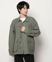 GOLD | GOLD / ゴールド：LIGHT BACKSATIN MILITARY JACKET：21B-GL14910[MUS](ミリタリージャケット)