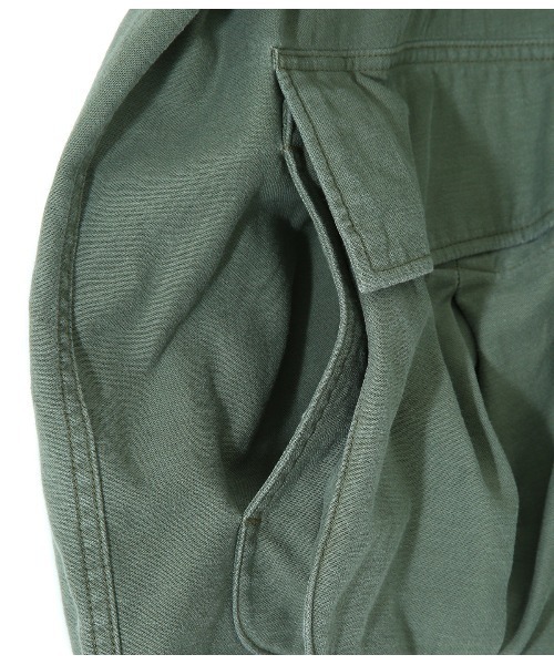GOLD（ゴールド）の「GOLD / ゴールド：LIGHT BACKSATIN MILITARY JACKET：21B-GL14910[MUS]（ミリタリージャケット・メンズ・オリーブ・M/L）」の8枚目の写真