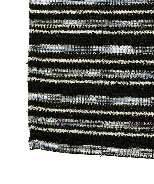 Figments（フィグメンツ）の「マルチボーダーニットベスト（ベスト・レディース・ブラック/ホワイト・FREE）」の16枚目の写真