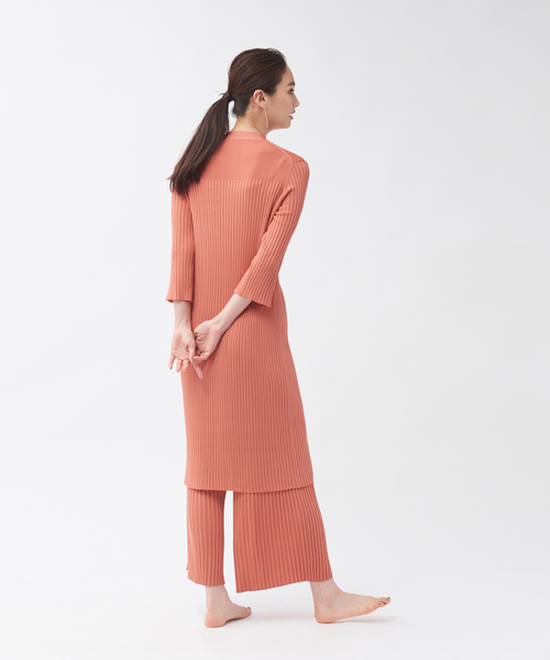 qualite(カリテ)の「【WEB・一部店舗限定】《セットアップ対応》リブニットロングカーディガン(カーディガン/ボレロ・レディース・ブラック/ブラウン/スモークピンク・フリー)」の18枚目の写真