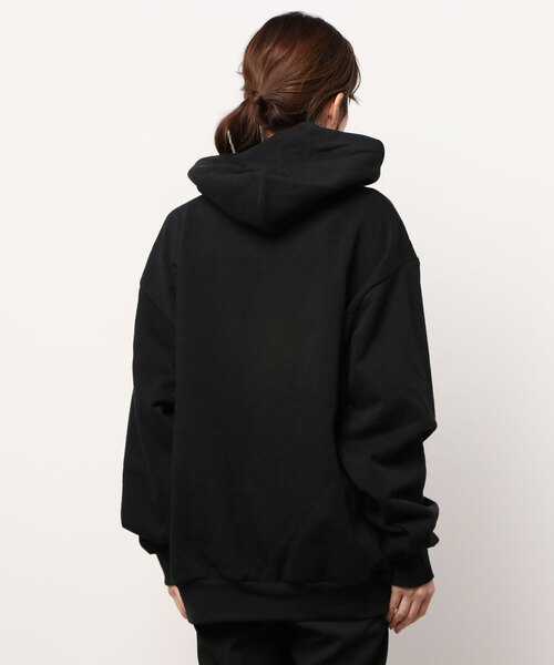 LOS ANGELES APPAREL（ロサンゼルスアパレル）の「【LOS ANGELES APPAREL】14オンス ヘビーフリース フードプルオーバー（パーカー・レディース・ホワイト/アッシュグレー/ネイビー/ブラック・X-LARGE/LARGE/MEDIUM）」の5枚目の写真