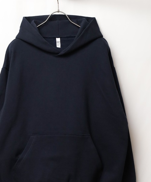 LOS ANGELES APPAREL（ロサンゼルスアパレル）の「【LOS ANGELES APPAREL】14オンス ヘビーフリース フードプルオーバー（パーカー・レディース・ホワイト/アッシュグレー/ネイビー/ブラック・X-LARGE/LARGE/MEDIUM）」の4枚目の写真