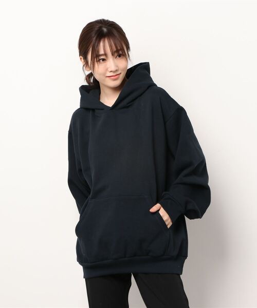 LOS ANGELES APPAREL（ロサンゼルスアパレル）の「【LOS ANGELES APPAREL】14オンス ヘビーフリース フードプルオーバー（パーカー・レディース・ホワイト/アッシュグレー/ネイビー/ブラック・X-LARGE/LARGE/MEDIUM）」の10枚目の写真