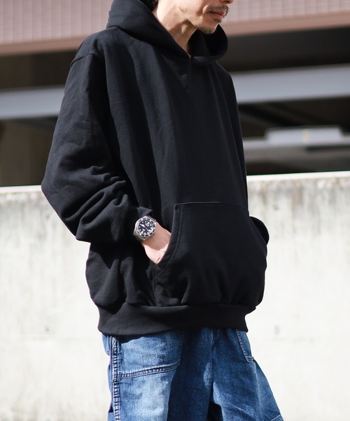 LOS ANGELES APPAREL（ロサンゼルスアパレル）の「【LOS ANGELES APPAREL】14オンス ヘビーフリース フードプルオーバー（パーカー・レディース・ホワイト/アッシュグレー/ネイビー/ブラック・X-LARGE/LARGE/MEDIUM）」の11枚目の写真