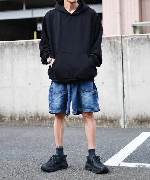 LOS ANGELES APPAREL（ロサンゼルスアパレル）の「【LOS ANGELES APPAREL】14オンス ヘビーフリース フードプルオーバー（パーカー・レディース・ホワイト/アッシュグレー/ネイビー/ブラック・X-LARGE/LARGE/MEDIUM）」の14枚目の写真