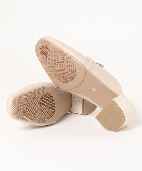 with collection（ウィズコレクション）の「【with collection】<2021AW>ビット金具ミュール（パンプス・レディース・ブラック/アイボリー/ブラウン・M/S/LL/L）」の4枚目の写真