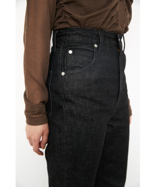 LAGUA GEM（ラグアジェム）の「NIELLE FLARE DENIM（デニムパンツ・レディース・ブラック/ブルー・22inch/24inch/25inch/23inch/26inch）」の3枚目の写真