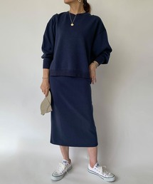 Grand PARK | ライトスポンジセットアップ（トレーナー+スカート）(アンサンブル)