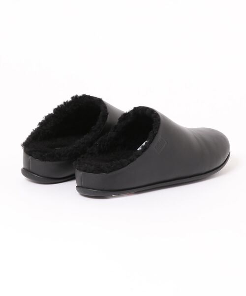 fitflop(フィットフロップ)の「【fitflop/フィットフロップ】CHRISSIE LEATHER AND SHEARLING SLIPPERS サボ/クロッグ/スリッパ(その他シューズ・レディース・ブラック・US5/US8/US7/US6)」の3枚目の写真