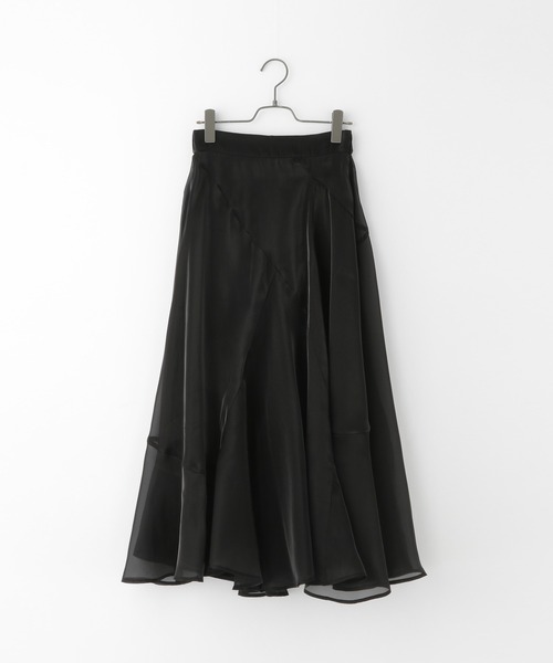 Heather（ヘザー）の「キラキライレヘムロングスカート　239587（スカート・レディース・アイボリー/ブラック/ブルー・FREE）」の5枚目の写真