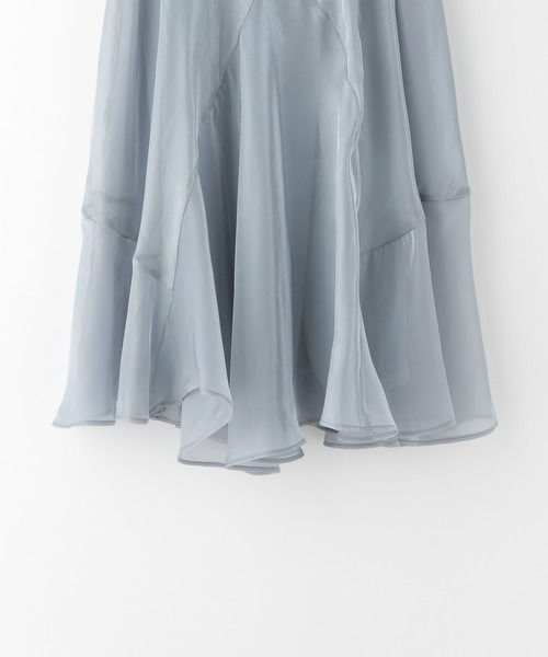 45Rのスカートです Heather（ヘザー）の「キラキライレヘムロングスカート 239587