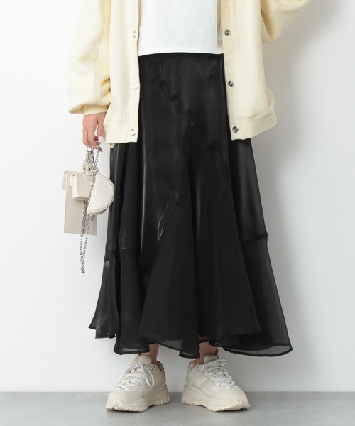 Heather（ヘザー）の「キラキライレヘムロングスカート 239587