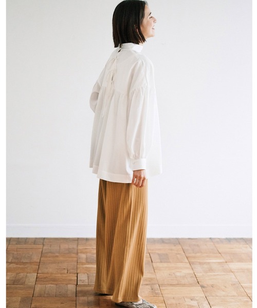 avecmoi(アヴェクモワ)の「【佐藤かなさんプロデュース】 アヴェクモワ バックリボンギャザーブラウス〈白〉(シャツ/ブラウス・レディース・ホワイト・MEDIUM/LARGE)」の15枚目の写真